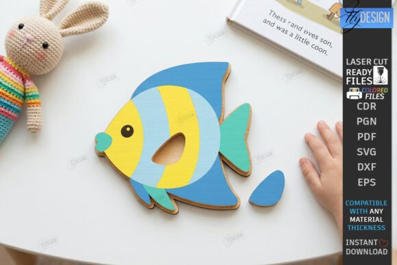 Download Montessori Kids Puzzle Laser Cut | CNC - Kids puzzle Collection