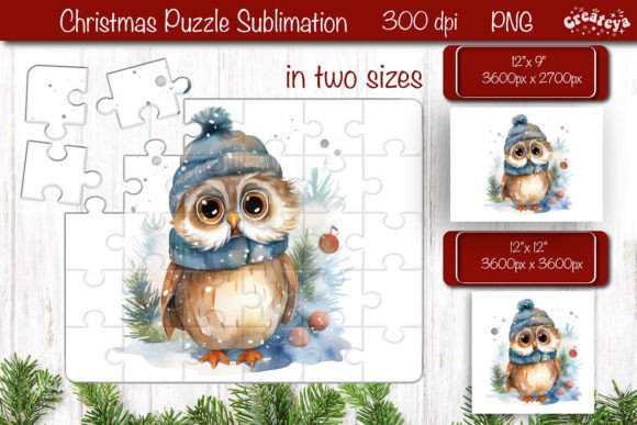 Download Christmas Puzzle PNG Owl Kids Puzzle - Kids puzzle Collection