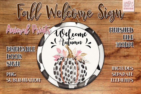 Download Welcome Door Sign Autumn PNG Sublimation - Welcome door sign Collection