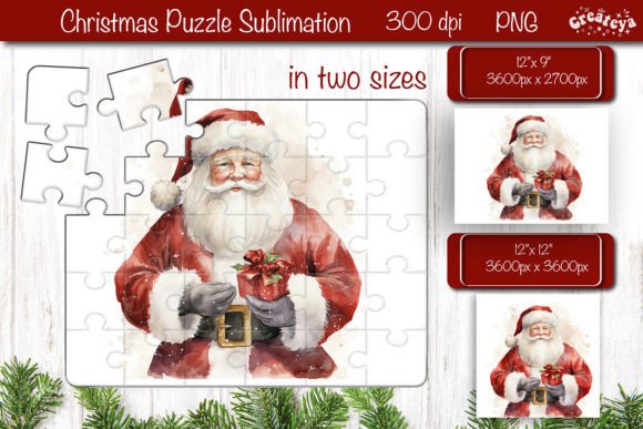 Download Christmas Puzzle PNG Kids Puzzle Santa - Kids puzzle Collection