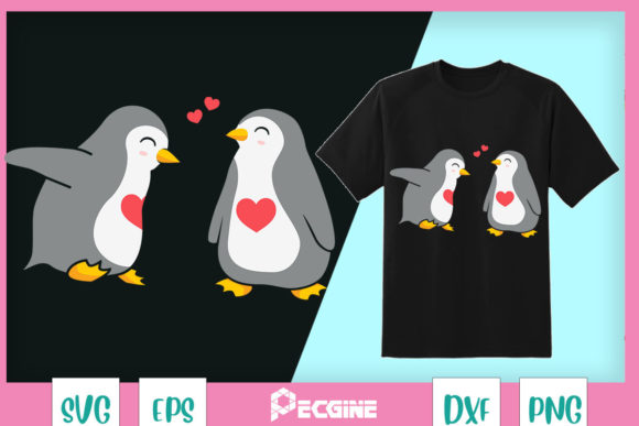 Download Cute Penguins in Love - Funny Valentine - Premium Resources